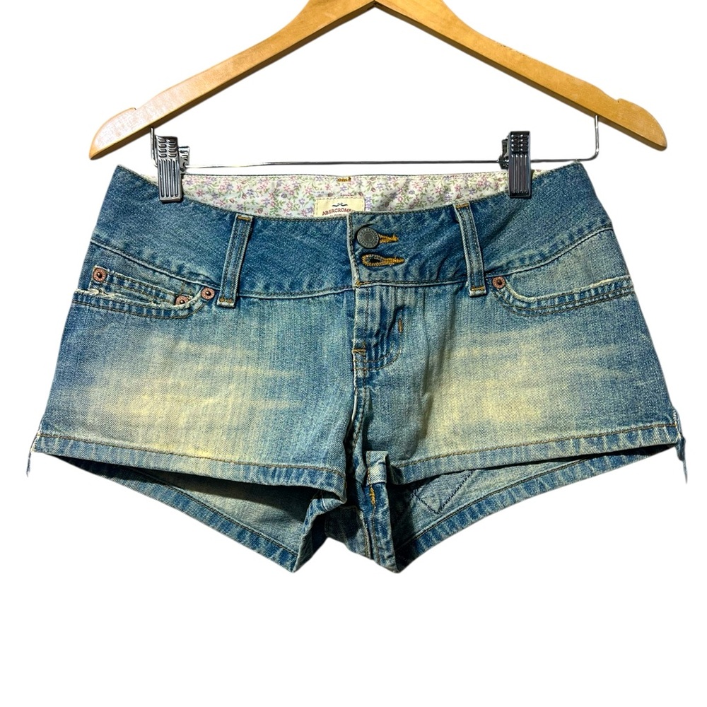 Abercrombie & Fitch Y2K Jean Shorts Distressed Vintage